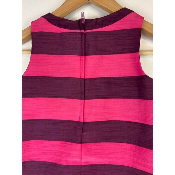 H&M Girls Bright Pink and Purple Multistriped Dress Size US 7-8 Y - Picture 6 of 7